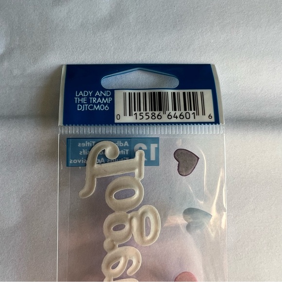 NWT EK Success Jolee’s Disney Lady and the Tramp Dimensional Sticker Set - Picture 4 of 5